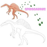 Educational game connect dots to draw dinosaur N18