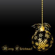 Christmas balls vector illustration