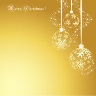 Christmas balls vector illustration N2