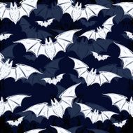 Seamless background with bats N3