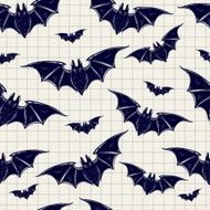 Seamless background with bats N4