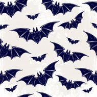 Seamless background with bats N5