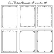 Decorative Vintage borders and frames