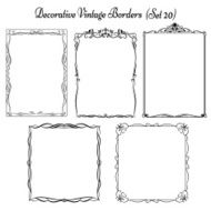 Set of Vintage decorative Frames N2