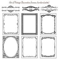 Set of Vintage decorative Frames N4