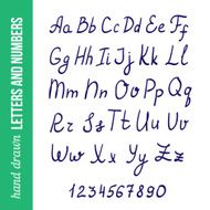 Hand drawn font
