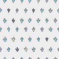 vector seamless pattern witch sketch grass texture