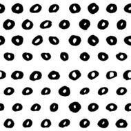 vector seamless pattern witch sketch circle texture