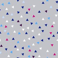 vector seamless pattern witch sketch triangles texture