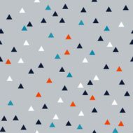 vector seamless pattern witch sketch triangles texture N2