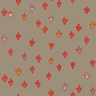 vector seamless pattern witch sketch grass texture N3