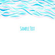 Wave background vector illustration N5