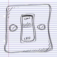 Simple doodle of a switch