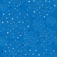 Abstract blue swirls background Vector illustration N4