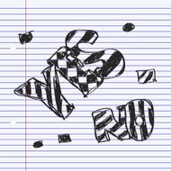 Simple doodle of a yes and no