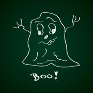Simple doodle of a ghost N2