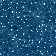 Abstract blue swirls background Vector illustration N5