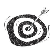 Simple doodle of a target