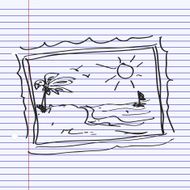 Simple doodle of a picture N3