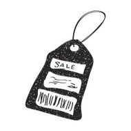 Simple doodle of a sale tag N4