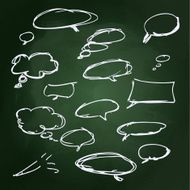 Speech bubbles N8
