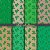 background cactus pattern N2