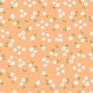 Seamless pattern with bouquets of flowers cartoon N2