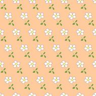 Seamless pattern with bouquets of flowers cartoon N7