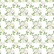 Seamless pattern with bouquets of flowers cartoon N8