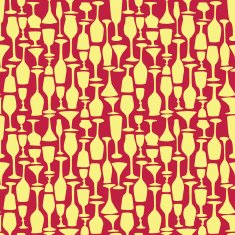 seamless vector pattern with wineglass N2