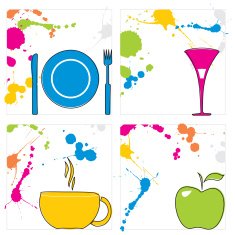 Splash Food Icons