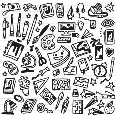 Art Doodles - Vector