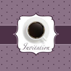 coffee invitation background N12