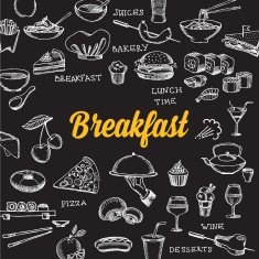 Restaurant cafe menu N4