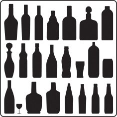 Bottle Silhouettes N2