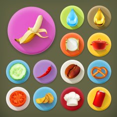 Kitchen and Cooking icon set N3