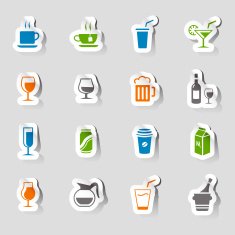 Stickers - Drink Icons