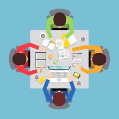 Teamwork people top view N3