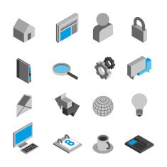 3D universal icons N2