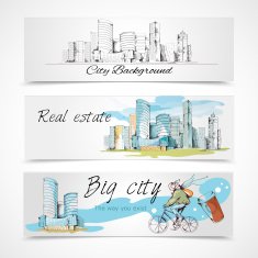 Big city banners