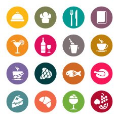 Restaurant icons N43