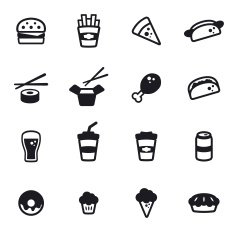 Fast Food Icons N40