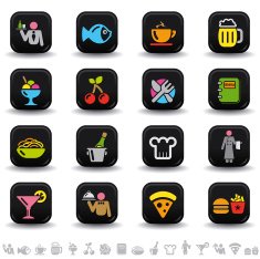 Restaurant icons N45