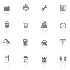 Icon Set Gas Station N4