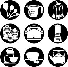 kitchen icons reversed