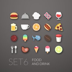 Flat Icons Set N8