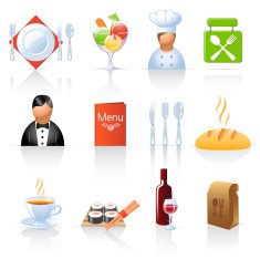 Restaurant icons N47