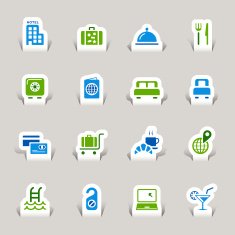 Papercut - Hotel icons