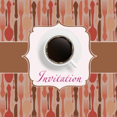 coffee invitation background N15