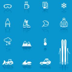 Icon Set Skiing N2